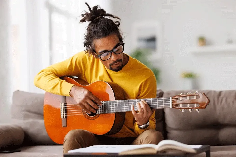 Learning the guitar
