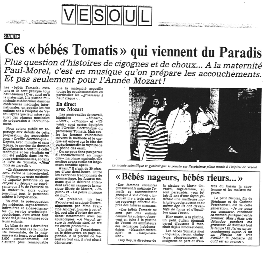 Article d'André MOISSE en Vésoul - EstRepublicain - 2e page